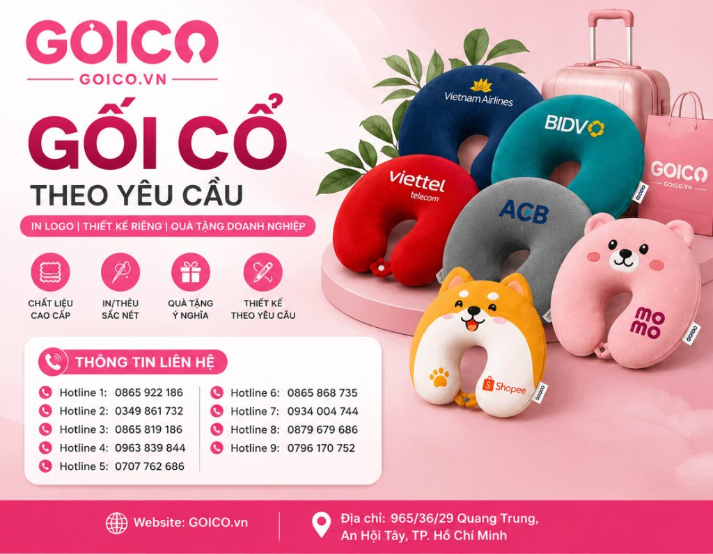 Vì sao doanh nghiệp ngày càng lựa chọn gối chữ U làm quà tặng?