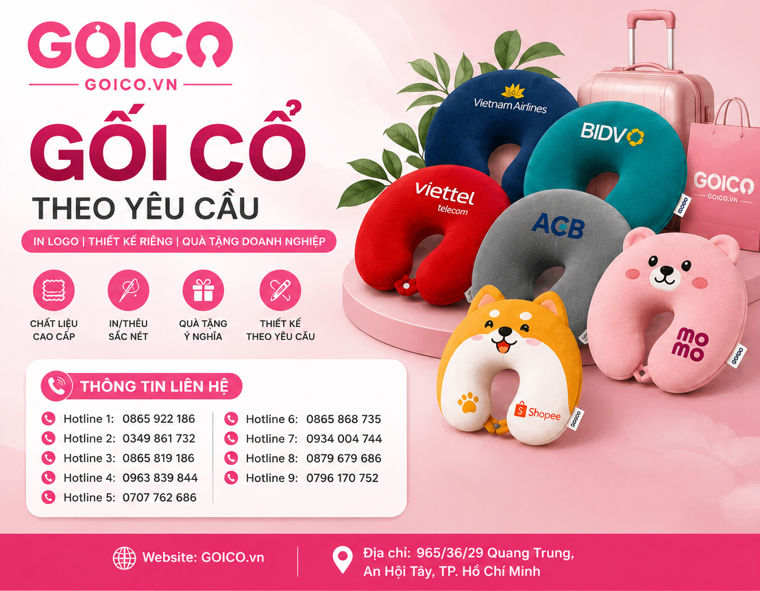 Vì sao doanh nghiệp ngày càng lựa chọn gối chữ U làm quà tặng?